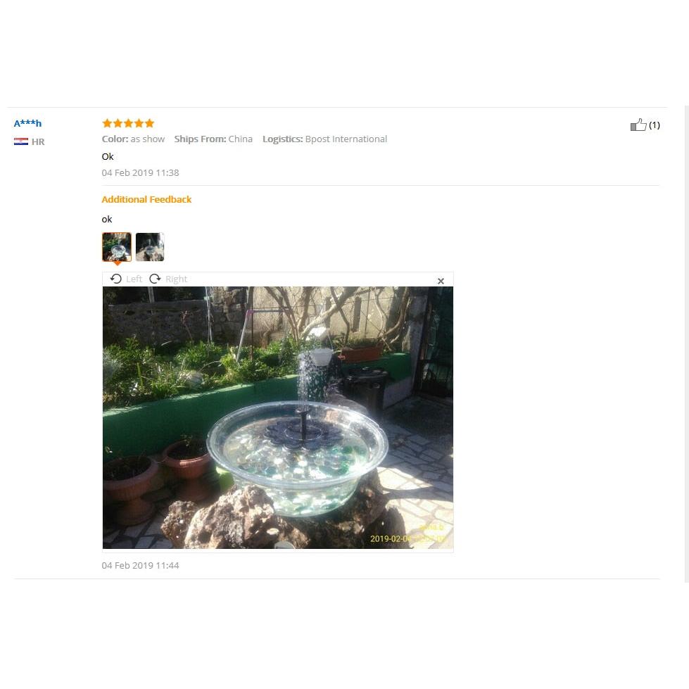 Solar Garden Fountain Submersible Pump by HitMyNeed
