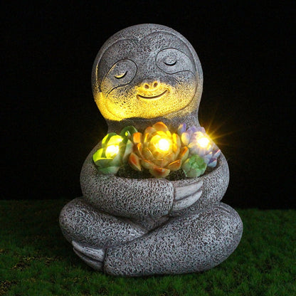 Solar Garden Sloth Light Outdoor Ornament by HitMyNeed