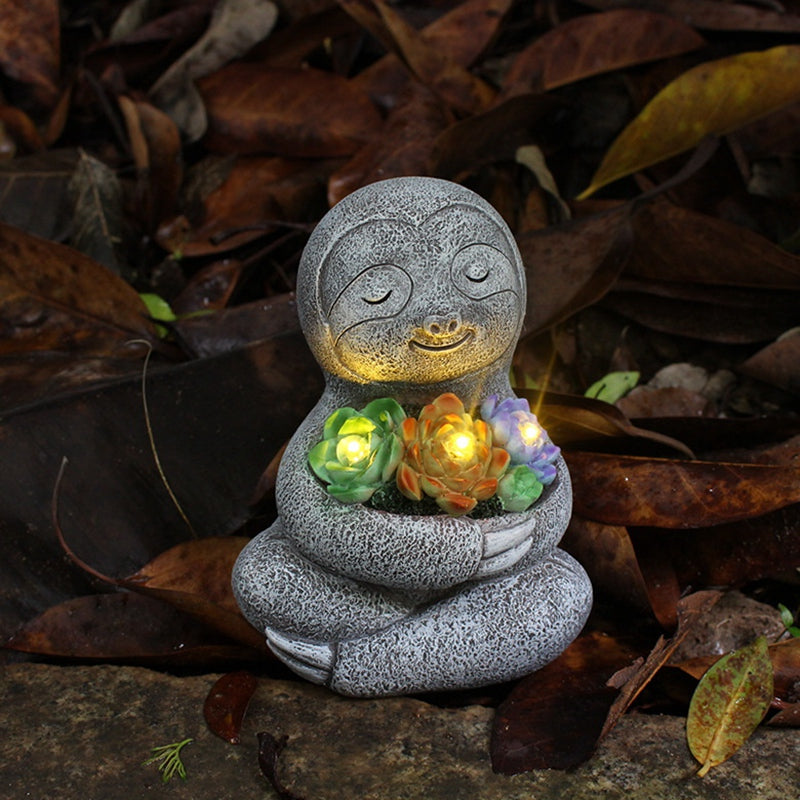 Solar Garden Sloth Light Outdoor Ornament by HitMyNeed