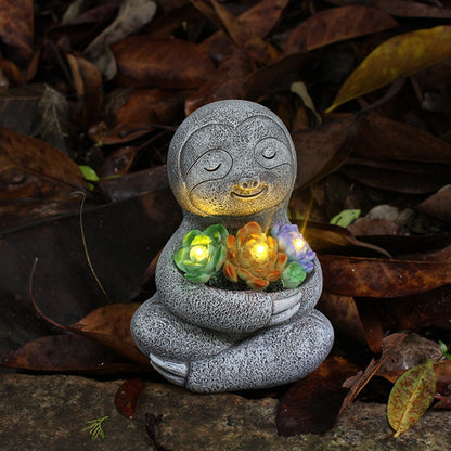 Solar Garden Sloth Light Outdoor Ornament by HitMyNeed
