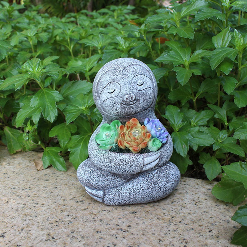 Solar Garden Sloth Light Outdoor Ornament by HitMyNeed