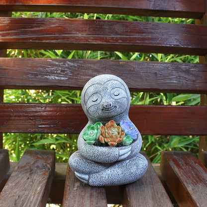 Solar Garden Sloth Light Outdoor Ornament by HitMyNeed