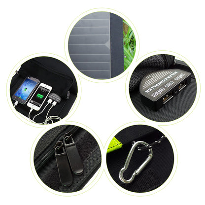Solar Hiking Power Bank with 3000mAh Backup by HitMyNeed