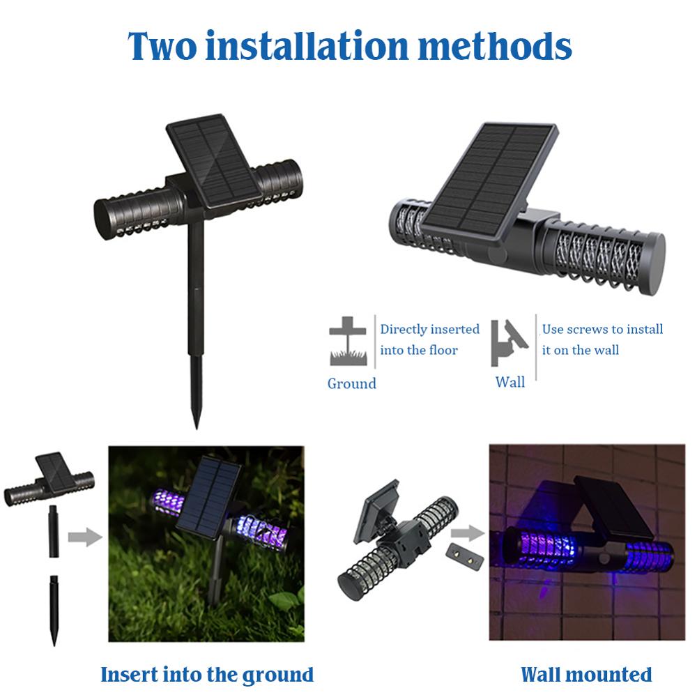 Solar Mosquito Zapper Outdoor Light with USB Charge by HitMyNeed