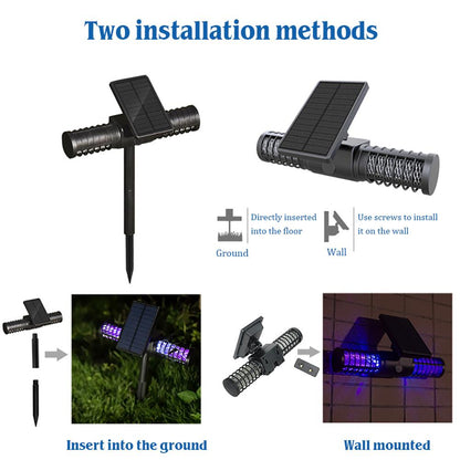Solar Mosquito Zapper Outdoor Light with USB Charge by HitMyNeed