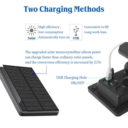 Solar Mosquito Zapper Outdoor Light with USB Charge by HitMyNeed