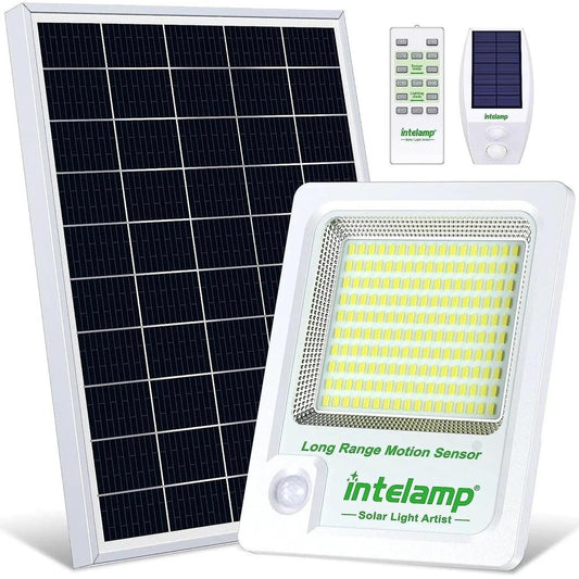 Solar Motion Sensor Flood Light with Remote Control by HitMyNeed
