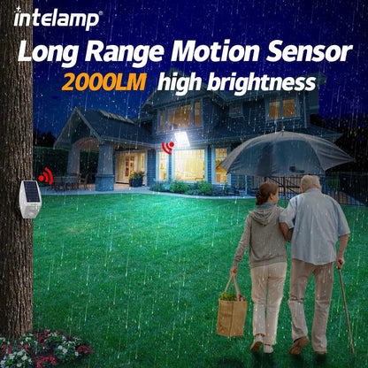 Solar Motion Sensor Flood Light with Remote Control by HitMyNeed