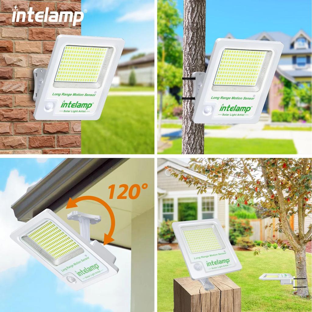 Solar Motion Sensor Flood Light with Remote Control by HitMyNeed