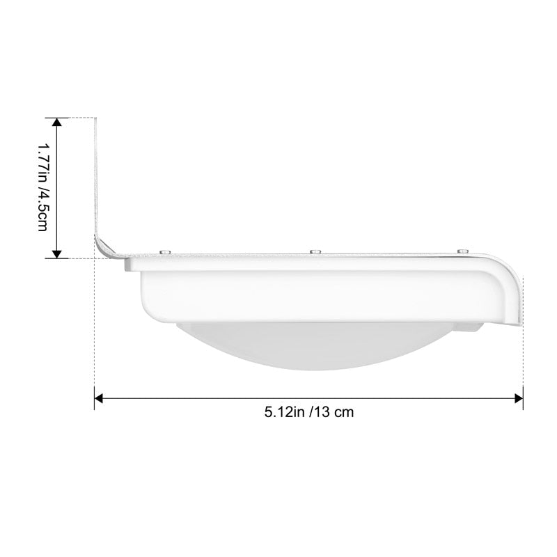 Solar Motion Sensor Wall Light Set, 2 Pack by HitMyNeed