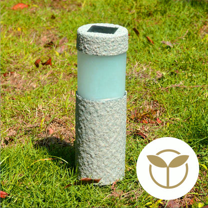 Solar Pillar Garden Light Outdoor LED Pathway Lamp by HitMyNeed