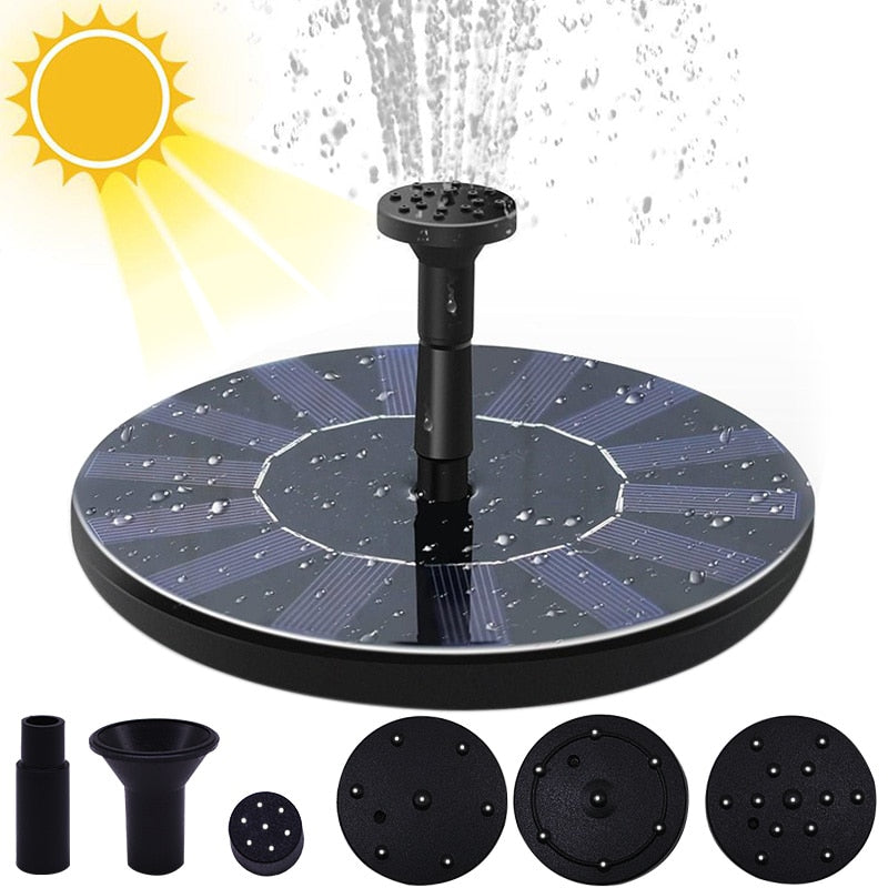 Solar Pond Fountain Birdbath Water Pump 1.2W by HitMyNeed
