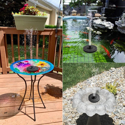 Solar Pond Fountain Birdbath Water Pump 1.2W by HitMyNeed