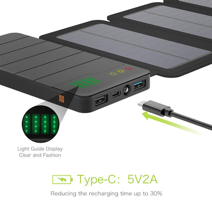 Solar Power Bank Outdoor Charger 10000mAh by HitMyNeed