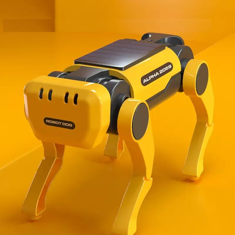 Solar Powered DIY Robot Dog STEM Kit for Kids by HitMyNeed