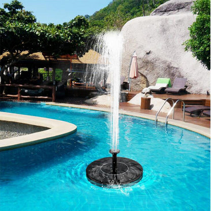 Solar Powered Floating Fountain Pump for Ponds by HitMyNeed