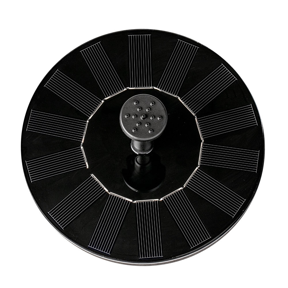 Solar Powered Floating Fountain Pump for Ponds by HitMyNeed
