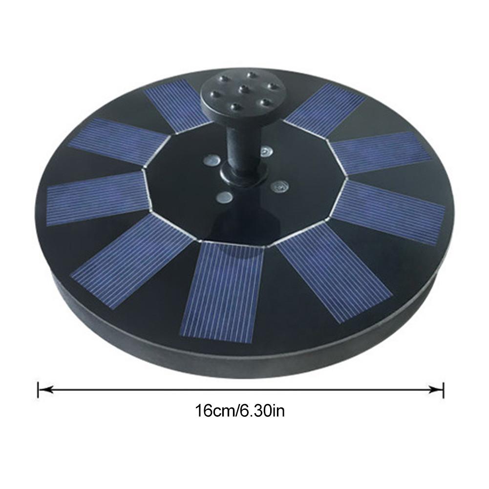 Solar Powered Garden Water Fountain with LED Lights by HitMyNeed