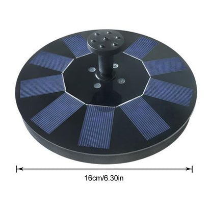 Solar Powered Garden Water Fountain with LED Lights by HitMyNeed
