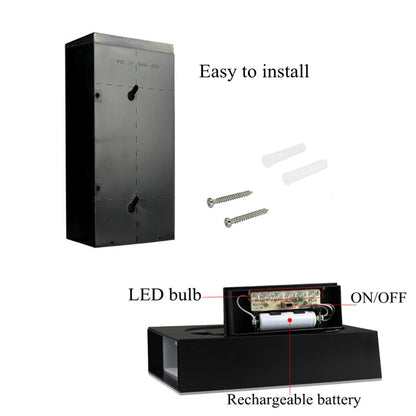Solar Powered LED House Number Door Plate Sign by HitMyNeed