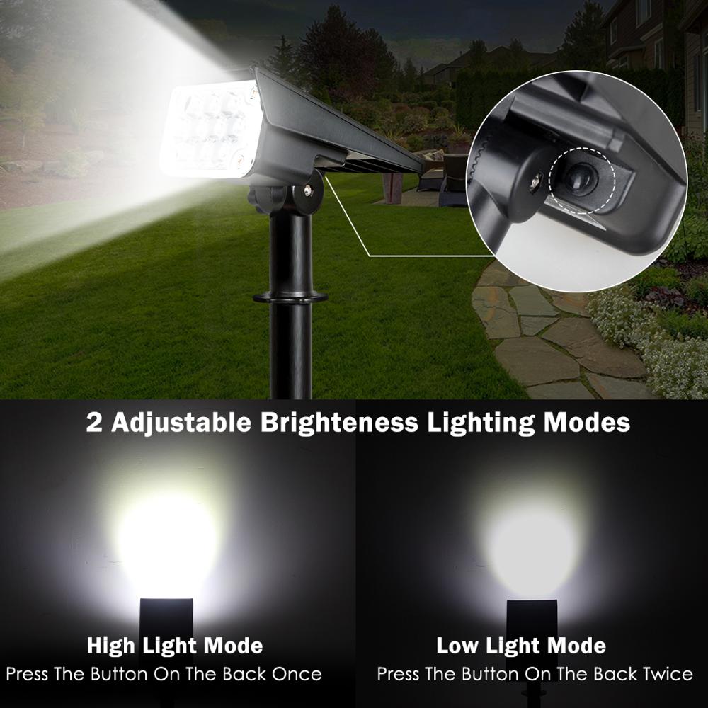 Solar Powered Outdoor Garden Light IP65, 4W by HitMyNeed