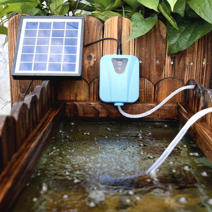 Solar Powered Pond Aerator with Dual Oxygen Modes by HitMyNeed