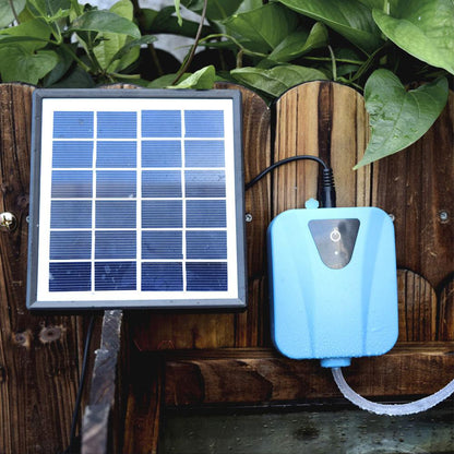 Solar Powered Pond Aerator with Dual Oxygen Modes by HitMyNeed