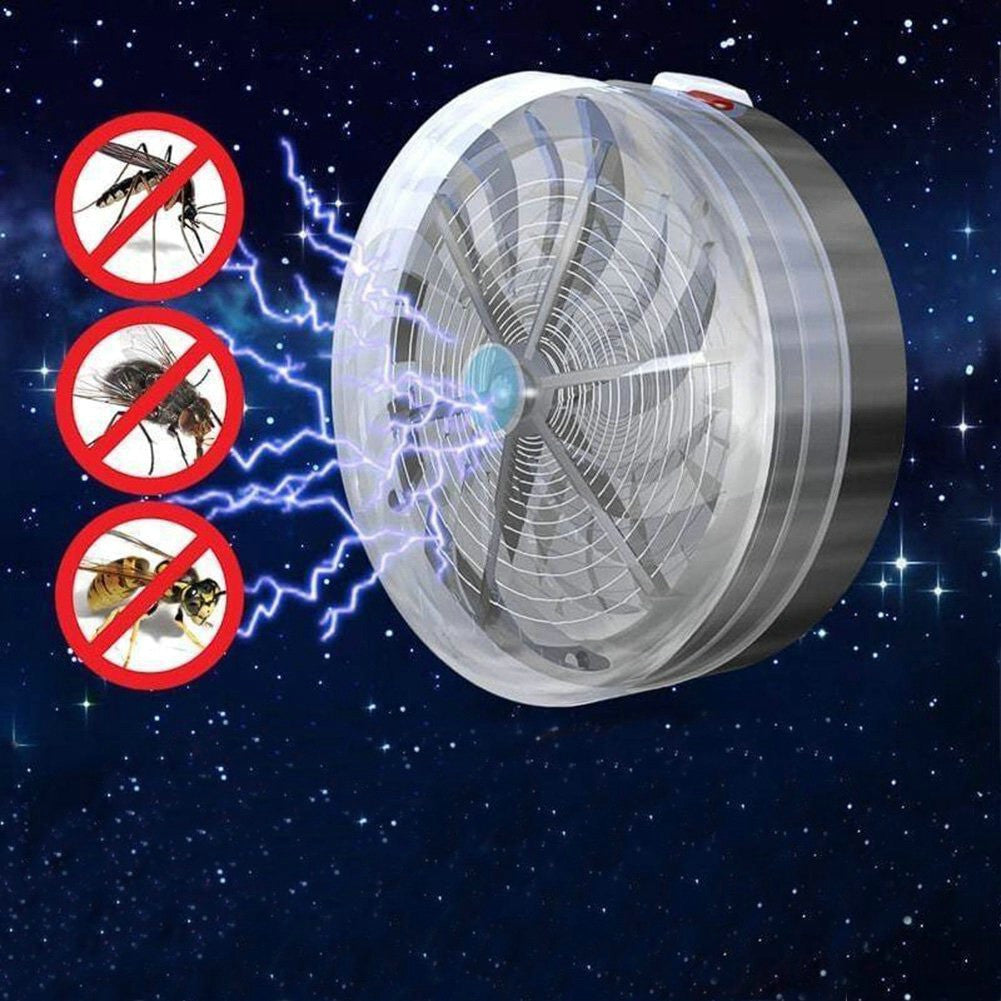 Solar Powered UV Insect Killer with Suction Mount by HitMyNeed