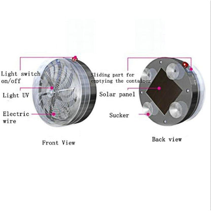 Solar Powered UV Insect Killer with Suction Mount by HitMyNeed