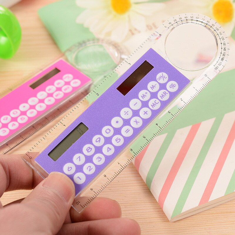 Solar Ruler Calculator with Magnifier, 12.7 cm by HitMyNeed