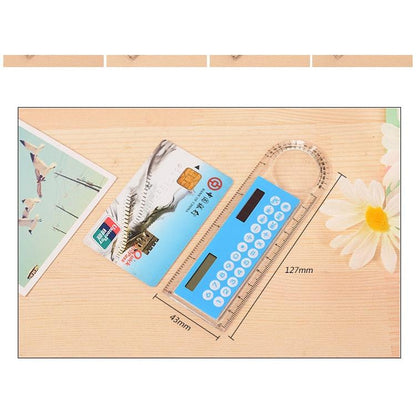 Solar Ruler Calculator with Magnifier, 12.7 cm by HitMyNeed