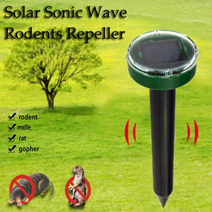Solar Sonic Mole Repeller for Gardens and Lawns by HitMyNeed