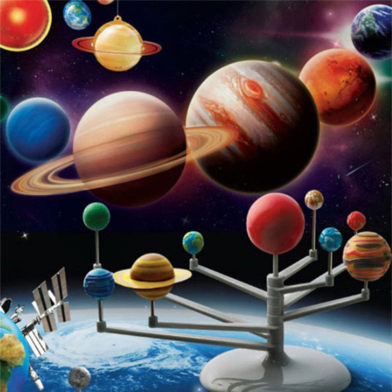 Solar System Model DIY Educational Kit for Kids by HitMyNeed