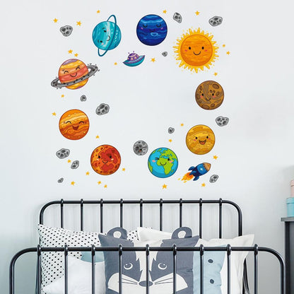 Solar System Wall Stickers for Kids Rooms by HitMyNeed