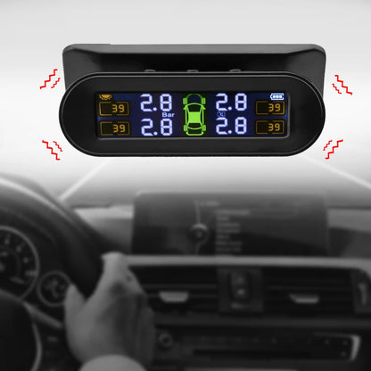 Solar TPMS with 4 External Sensors & Temp Alerts by HitMyNeed