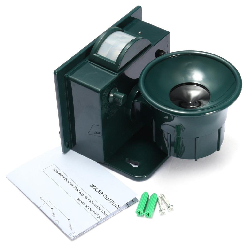 Solar Ultrasonic Bird Repeller with Motion Sensor by HitMyNeed