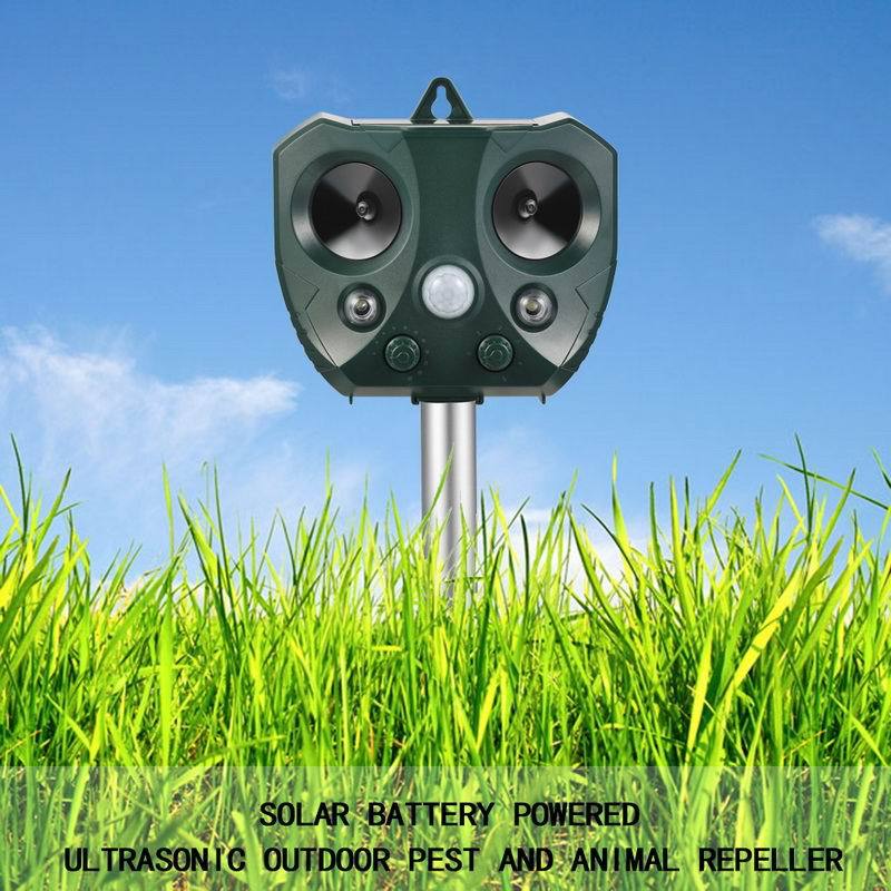 Solar Ultrasonic Cat & Animal Repeller by HitMyNeed