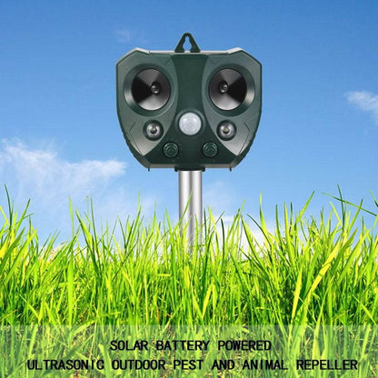 Solar Ultrasonic Cat & Animal Repeller by HitMyNeed