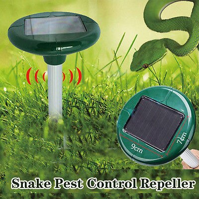 Solar Ultrasonic Snake Repellent Stake by HitMyNeed