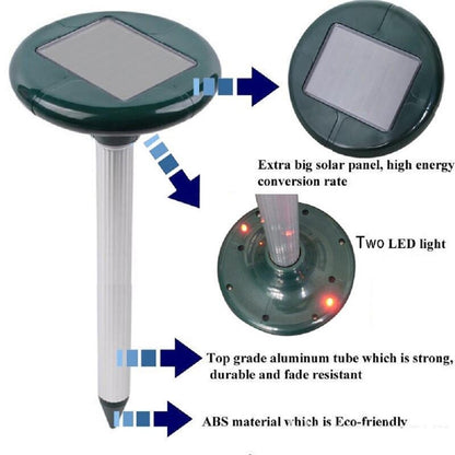 Solar Ultrasonic Snake Repellent Stake by HitMyNeed