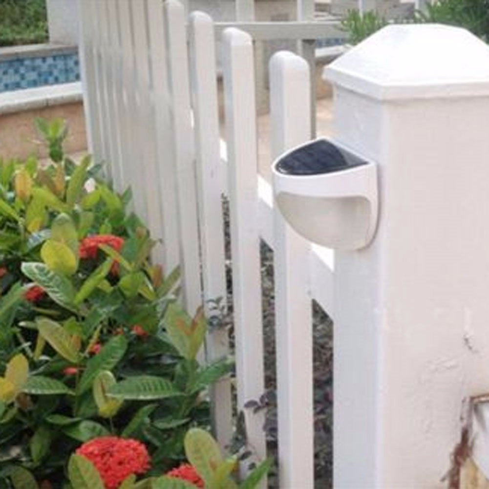 Solar Wall Mounted Semi-Circle Outdoor Lamp by HitMyNeed