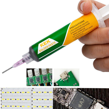 Solder Paste Syringe Flux for SMD BGA PCB Work 15g by HitMyNeed