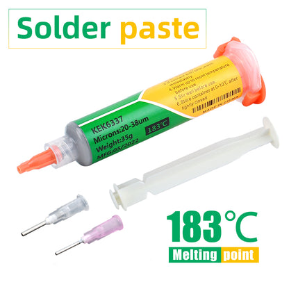 Solder Paste Syringe Flux for SMD BGA PCB Work 35g by HitMyNeed