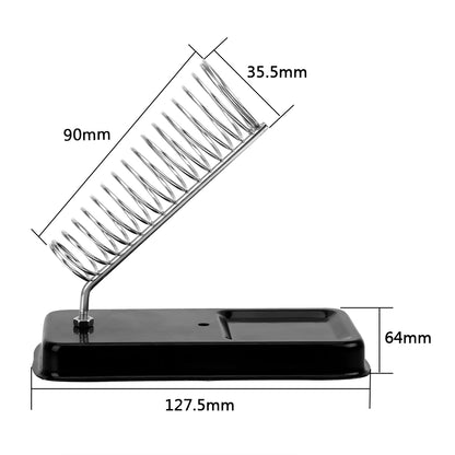 Soldering Iron Stand with Metal Base and Cleaning Sponge by HitMyNeed