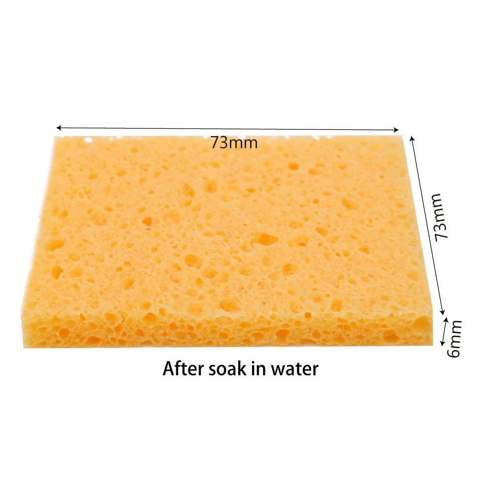 Soldering Iron Stand with Metal Base and Cleaning Sponge by HitMyNeed