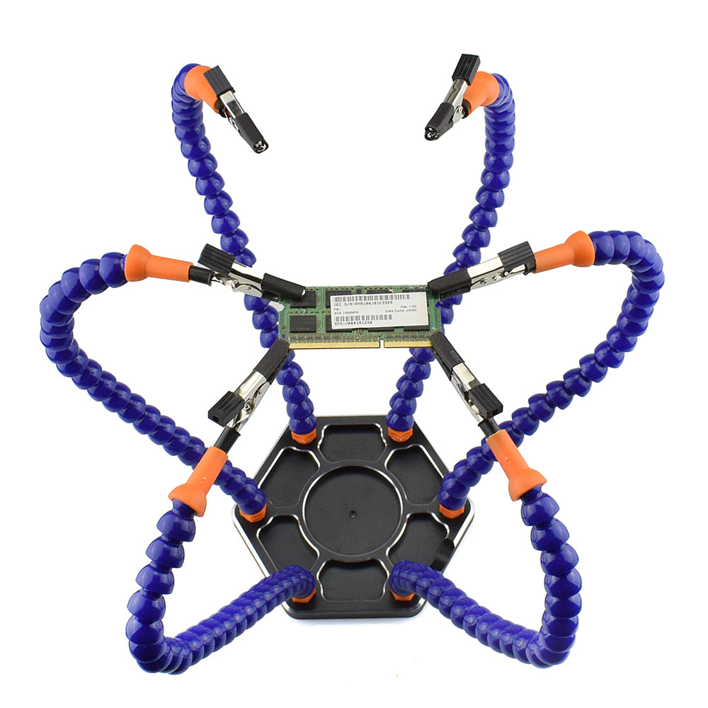 Soldering Station with 6 Flexible Helping Arms by HitMyNeed