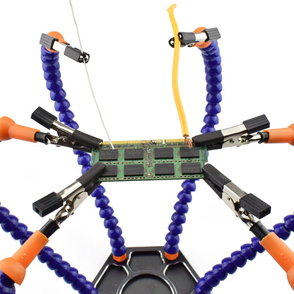 Soldering Station with 6 Flexible Helping Arms by HitMyNeed