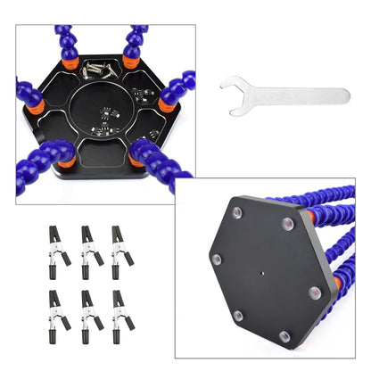 Soldering Station with 6 Flexible Helping Arms by HitMyNeed