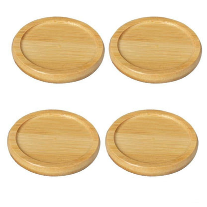 Solid Bamboo Coaster Set of 4 by HitMyNeed