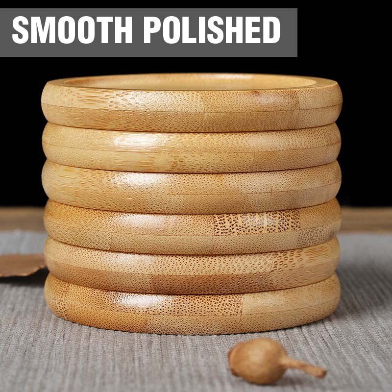 Solid Bamboo Coaster Set of 4 by HitMyNeed